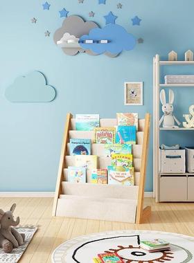 实木书架落CHF多地置物架幼儿学园书本柜简易生书本收纳架客厅用