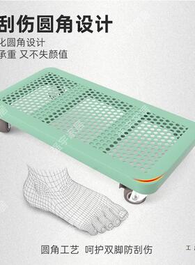 可移动主机移托架滑轮底座台式电支脑机箱架家用F9688SS7办公室托