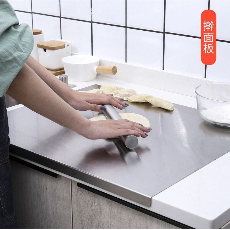304不锈钢擀面板大号擀面板砧板俺板切菜板厨房面板家用和面板