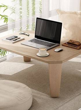 日式折叠飘CBI窗桌炕桌卧床上学习桌电可脑桌地毯小室子简约桌小