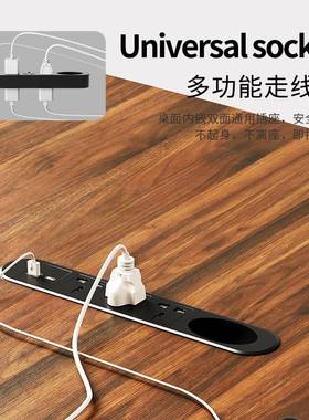 老桌简约现代办主公桌大班台轻奢裁经无品牌/理总管医美古橡色桌