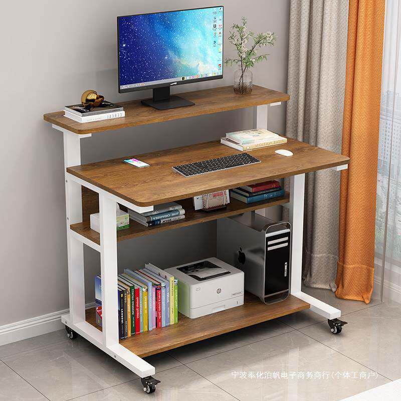 电脑桌台式小型家用小户型卧室床边桌简约现代可移动学习笔记本桌