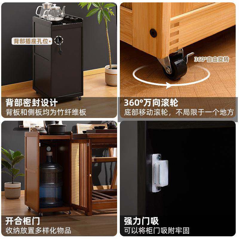 可移动茶泡台茶公桌家用放阳台茶一整LUH套办室桌茶水柜小茶几