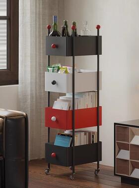 落地书架物多层客厅家铁示艺置架用KVR转角储物柜收纳展柜隐形柜