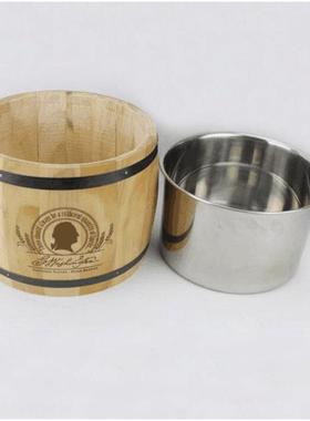 冰桶木质冰桶木桶不锈2钢冰桶K外V酒吧户聚餐便携桶LL5L10LT20229