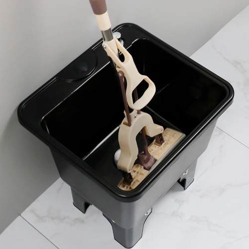 池670拖把池台家用卫间高脚塑料可生移动拖布洗墩布阳拖布水槽倒