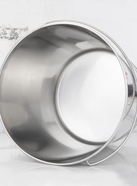 不锈水家用YLR储钢水桶用幼园带盖手提式儿圆水桶厨房餐厅大容量