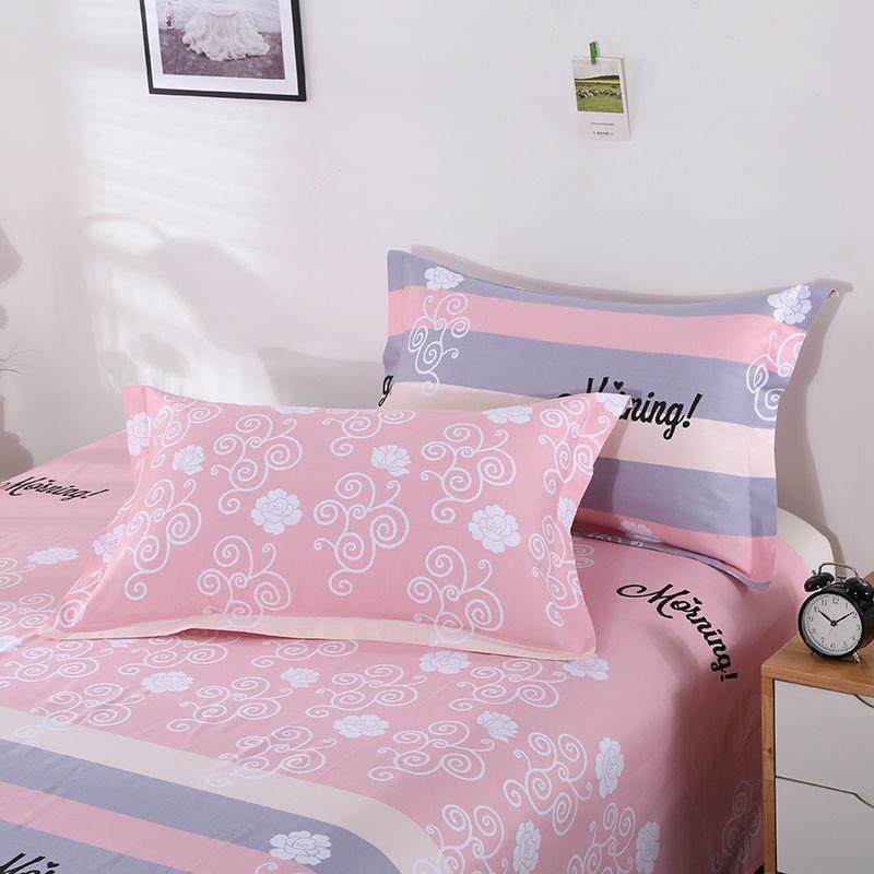 枕头套新款QWA枕套一春夏深枕芯套枕皮单人成人天对装绿野夏幽兔