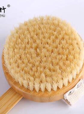 擦后干刷洁身体UVR刷长柄洗软澡刷背清猪鬃沐浴刷子毛搓泥刷腿搓