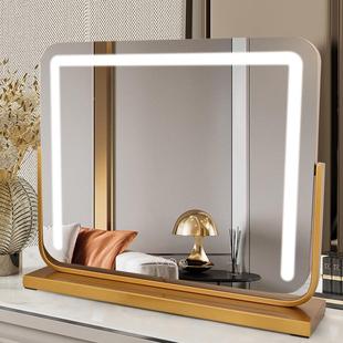 式 可旋转充464台电化妆镜轻奢镜子灯带LED卧室大现代简约