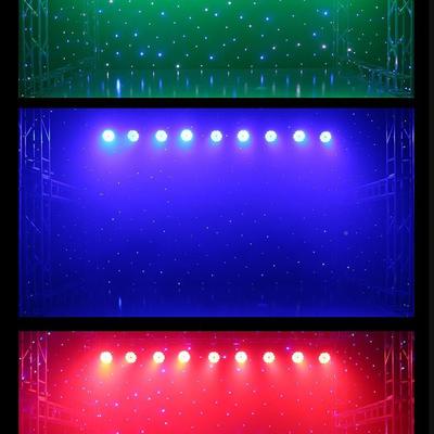 舞台灯光设备色54颗3WLED水帕灯全彩三合一户景观82856喷泉染防帕