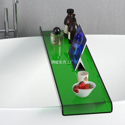 亚克力奢浴缸泡澡置家用卫生间手架机收轻纳透明支架子OOQ浴物盆