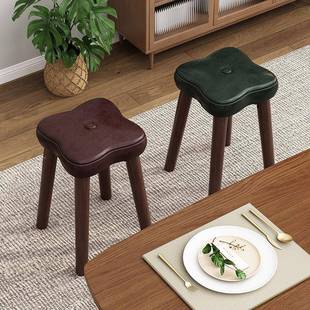 餐桌化简妆方凳叠放餐厅约椅子实凳子木家用卧室厅客现代板凳690