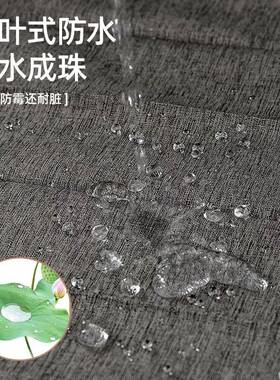 卫INB生户间浴帘小型形折叠磁吸浴免打孔防水布帘室隐子洗澡速干