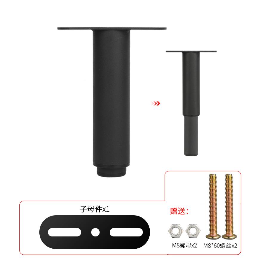 可伸缩梁床横梁支撑脚床托杆横床CTB-01杆床板床可架支撑底腿调节