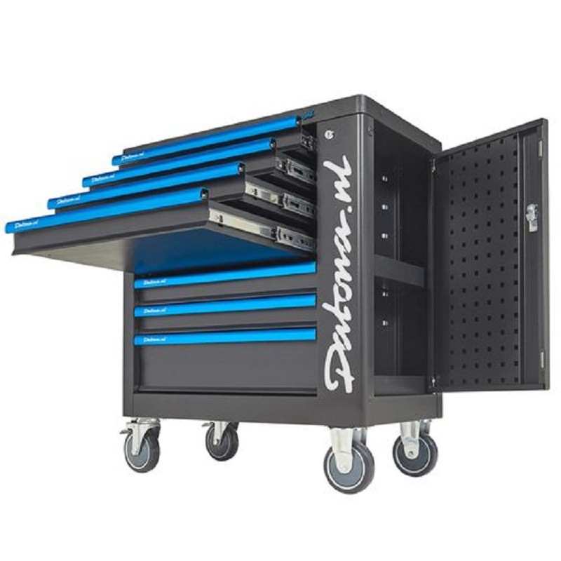 DATONA迪涛娜 轿车维修工具8抽屉密码锁工具车，302件6托盘DT-8