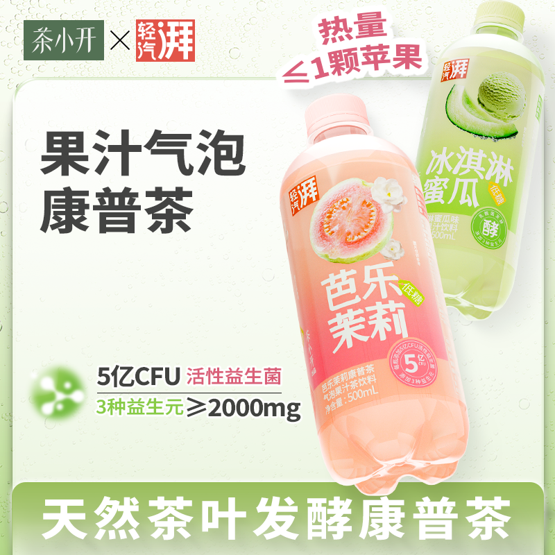 果汁气泡康普茶多种益生元