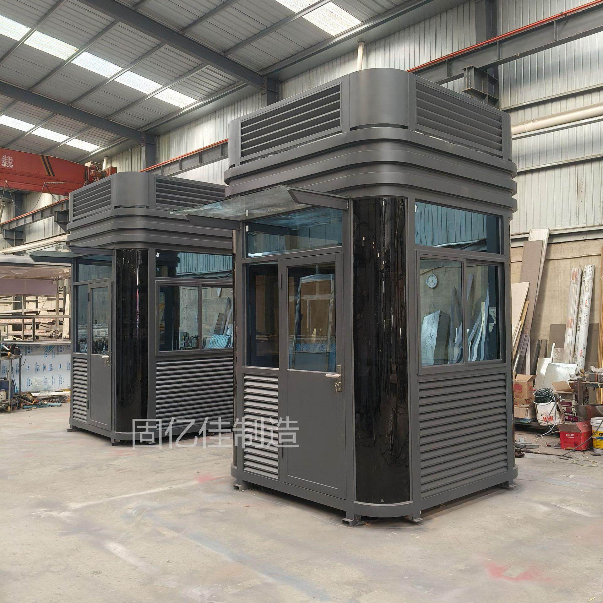 钢结构岗亭镀膜岗亭门卫亭移动保安值班室岗亭钢结构门卫室,基础建材,轻钢别墅,淘宝优惠券,粉丝福利购,淘宝优惠卷