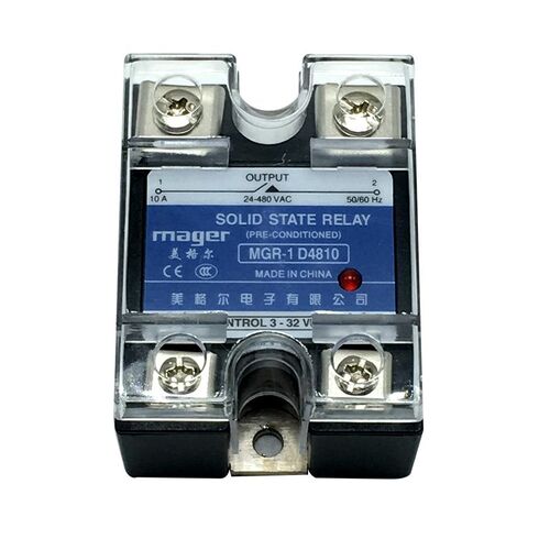 美格尔单相固态继电器小型SSR MGR-1  D4825 40A 60A  A4840 SSVR