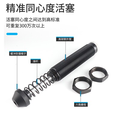 气动阻尼器液油压缓冲器AC1008/1005/1007/1210/1410/1416-2 AD25