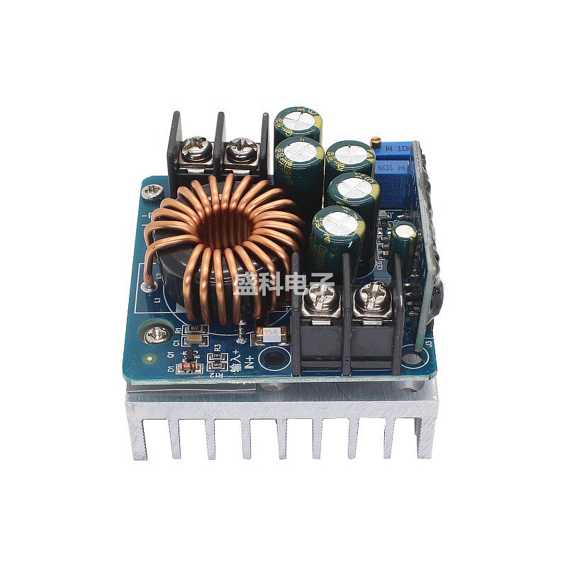 400W大功率恒压恒流降压电源模块 12V-60V转2-45V充电LED驱动15A