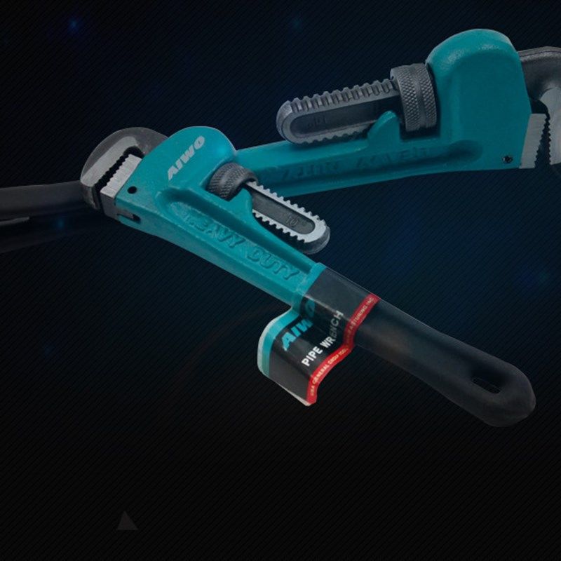 IMPA611302重型管子钳美式合金管钳万能水管维修扳手高碳钢沾塑柄