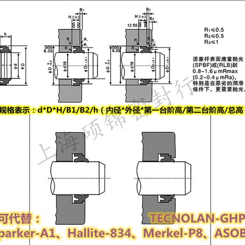 GPW/W17 双唇双台阶防尘圈(60*68/63*71/65*73/70*78)*4/6/8