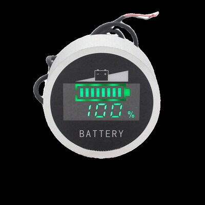 BMS蚂蚁保护板快接库仑计用外接防水圆形方形无线蓝牙电量显示器