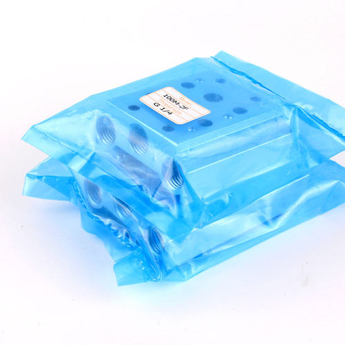 100M系列电磁阀底座4V110-06连接汇流板2F3F4F5F6F7F8F9F10F位联