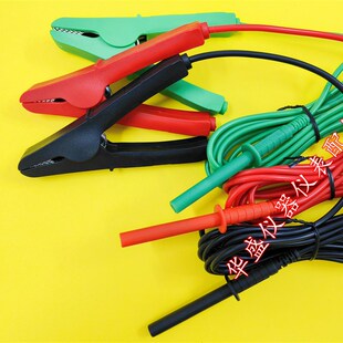 TL1550B F1555 适合兆欧表表笔鳄鱼夹绝缘测试线F1550B F1550C