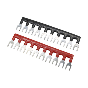 TD-1510连接条10位/15A并联条汇流排短路边插片接线端子短接条