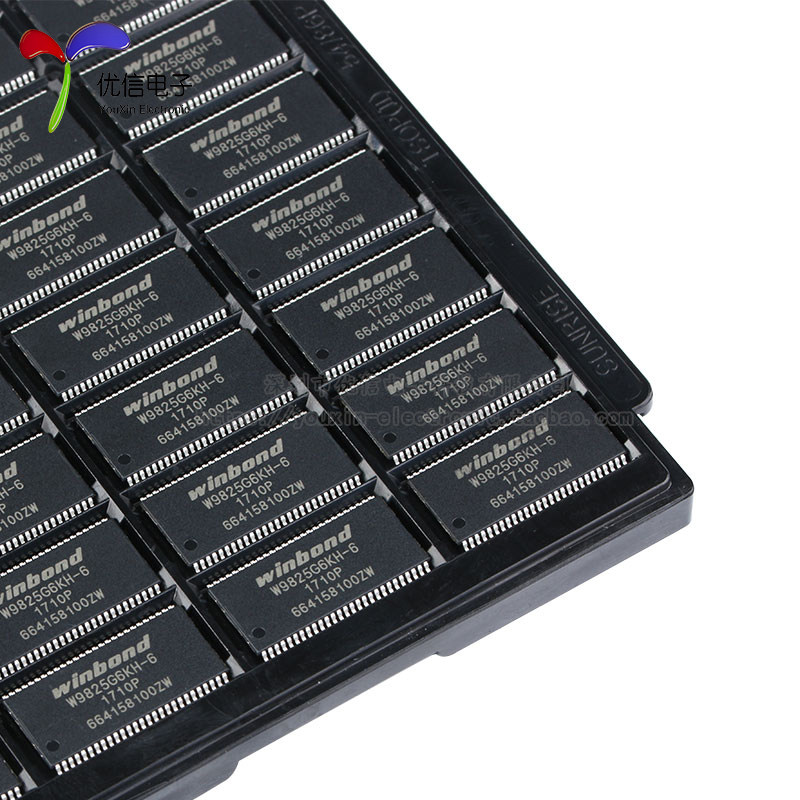 原装正品 贴片 W9825G6KH-6 TSOP(II)-54 256Mbit RAM存储器芯片