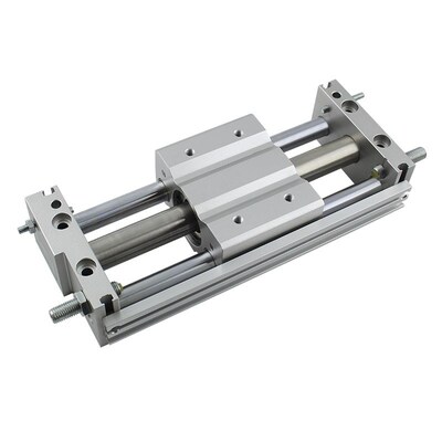 SMC型磁偶式无杆气缸CY1L10/15/20/25/32/40-100-200-300-400-500