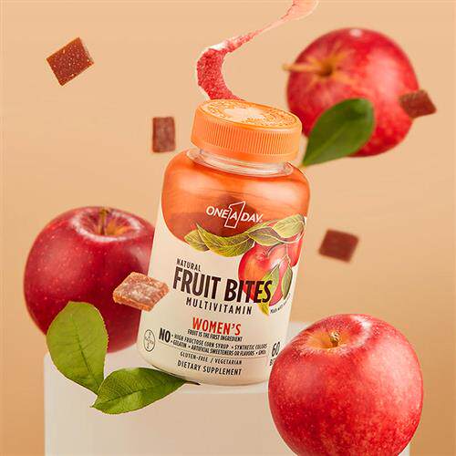 拜耳OneADay真果肉维生素多维复合维生素软糖B族营养效期25年10月