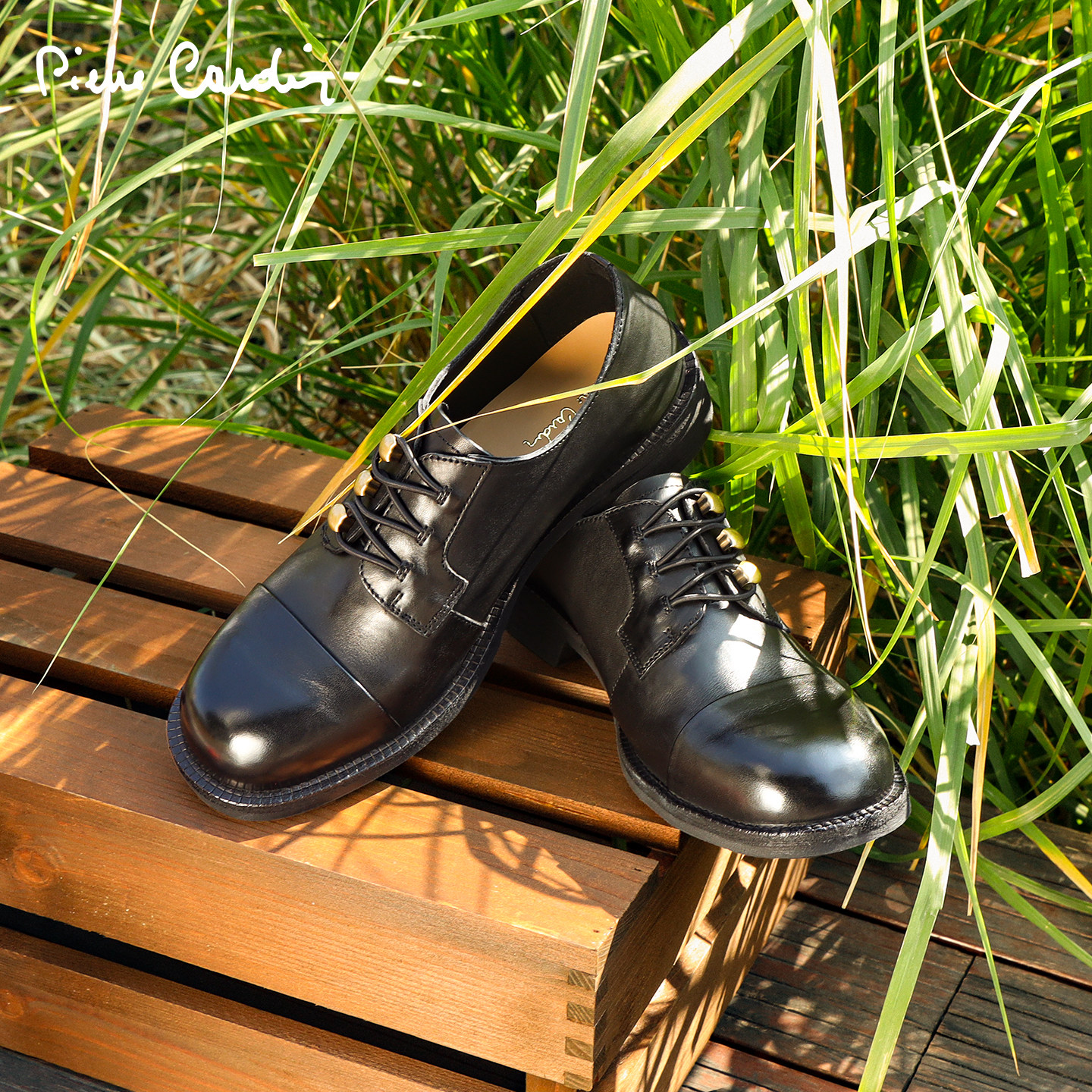 皮尔卡丹女鞋2026春季新款复古水洗牛皮深口单鞋英伦复古小皮鞋女,女鞋,深口单鞋,淘宝优惠券,粉丝福利购,淘宝优惠卷