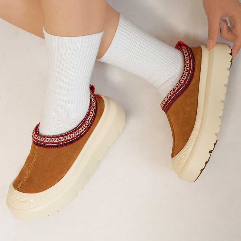 【王博民族风】明星同款桑坡羊皮毛一体雪地靴潮流