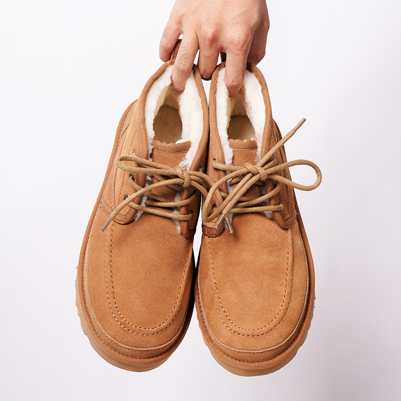 【新小贝】桑坡羊皮毛一体雪地靴男款休闲男士