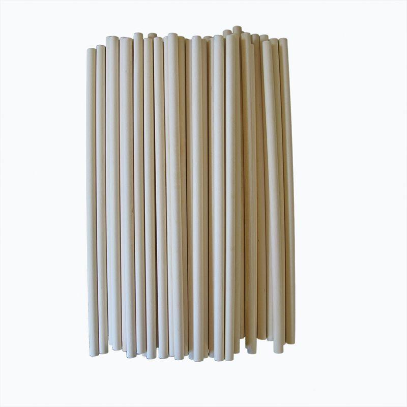 桦木小圆实原木画笔尖头刮01刮蜡笔儿童棒手工DIY绘画木签圆木棍