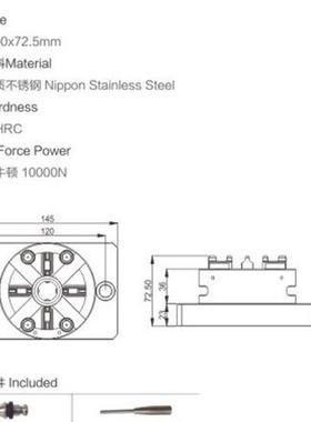 厂家直销EROWA动D00盘CNC锣铜公HR-06003手快速定位精密手动卡卡1