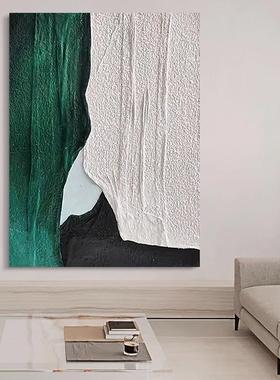 手油画客厅抽象绘简约装画蓝色玄关餐现代肌饰理QWE-2302艺术厅装