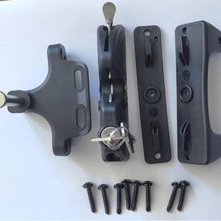 带磁力插家直供种自动厂落锁栅栏篱笆锁护栏门锁各护栏围栏锁