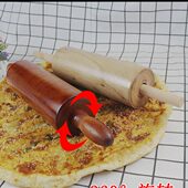 擀面杖实木擀面棍特大号不粘通心滚轴压面棍面棒擀面走锤家用 包邮