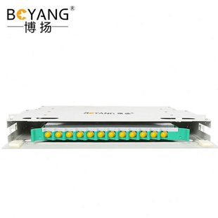 12芯ODF光纤配线架 ST单模推拉式 子框 体满配 光纤机架 单元 博扬
