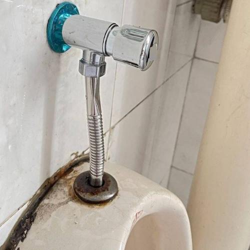 幼儿园小便池冲水阀儿童手按式厕所延时阀小孩子小便斗小便器配件