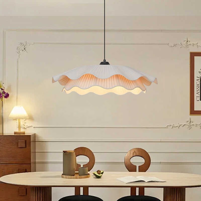 法式客厅餐厅中古温馨浪漫花朵装饰吊灯创意个性复古X奶油风卧室