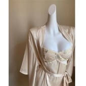 纯欲法式 吊带花边睡裙带胸垫刺绣设计G收腰显瘦仙女吊带裙裙长65