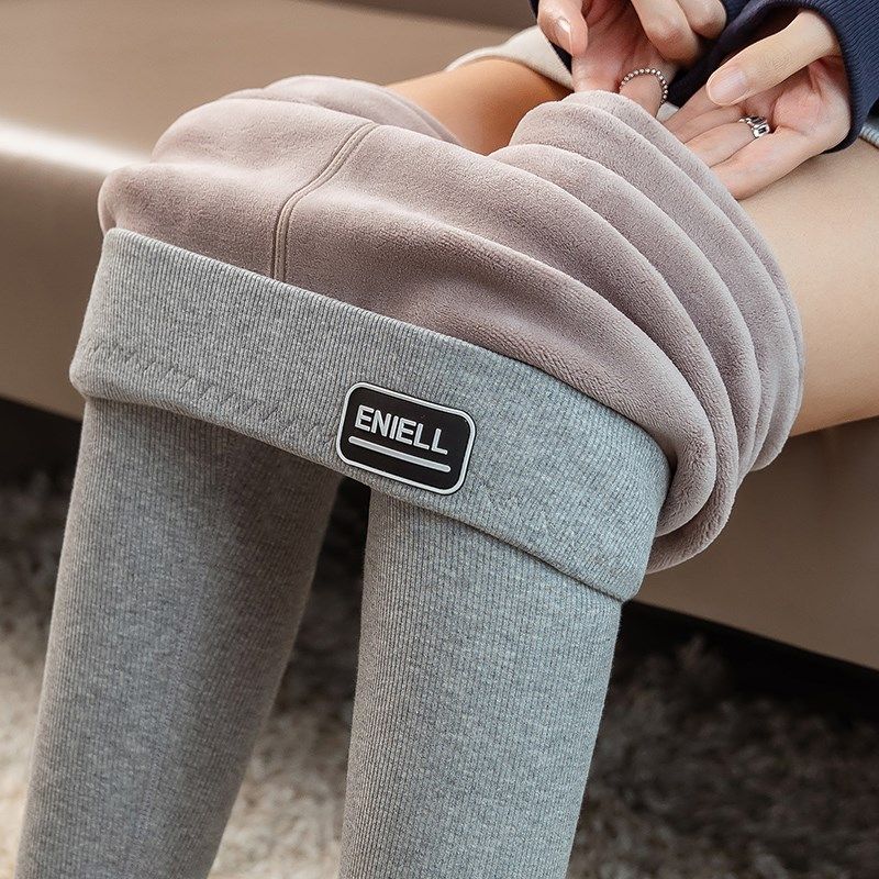 打底裤女秋冬外穿高腰加绒纯棉不起球棉裤紧身显瘦加厚螺纹保暖裤,女装/女士精品,打底裤,淘宝优惠券,粉丝福利购,淘宝优惠卷