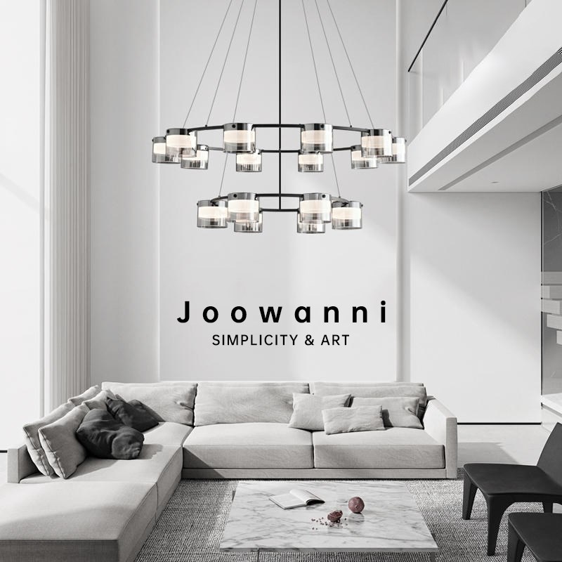 全铜新款上市意式极厅主卧大灯简约高端大气灯具一字吊灯餐厅主灯