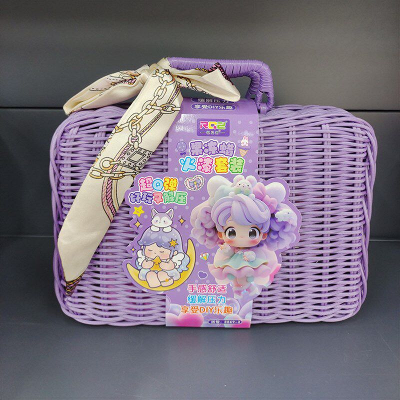 锐启智咕卡包包套装益智捏捏DIY手工果冻蜡火器印章女孩解压玩具,文具电教/文化用品/商务用品,咕卡/咕卡盘/配件,淘宝优惠券,粉丝福利购,淘宝优惠卷