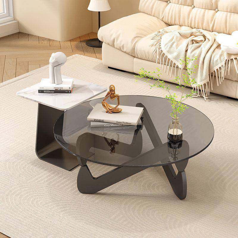 E1民宿爆款高档商用岩板钢化玻璃茶几小户型出租屋意式风格茶几桌,特色手工艺,其他特色工艺品,淘宝优惠券,粉丝福利购,淘宝优惠卷